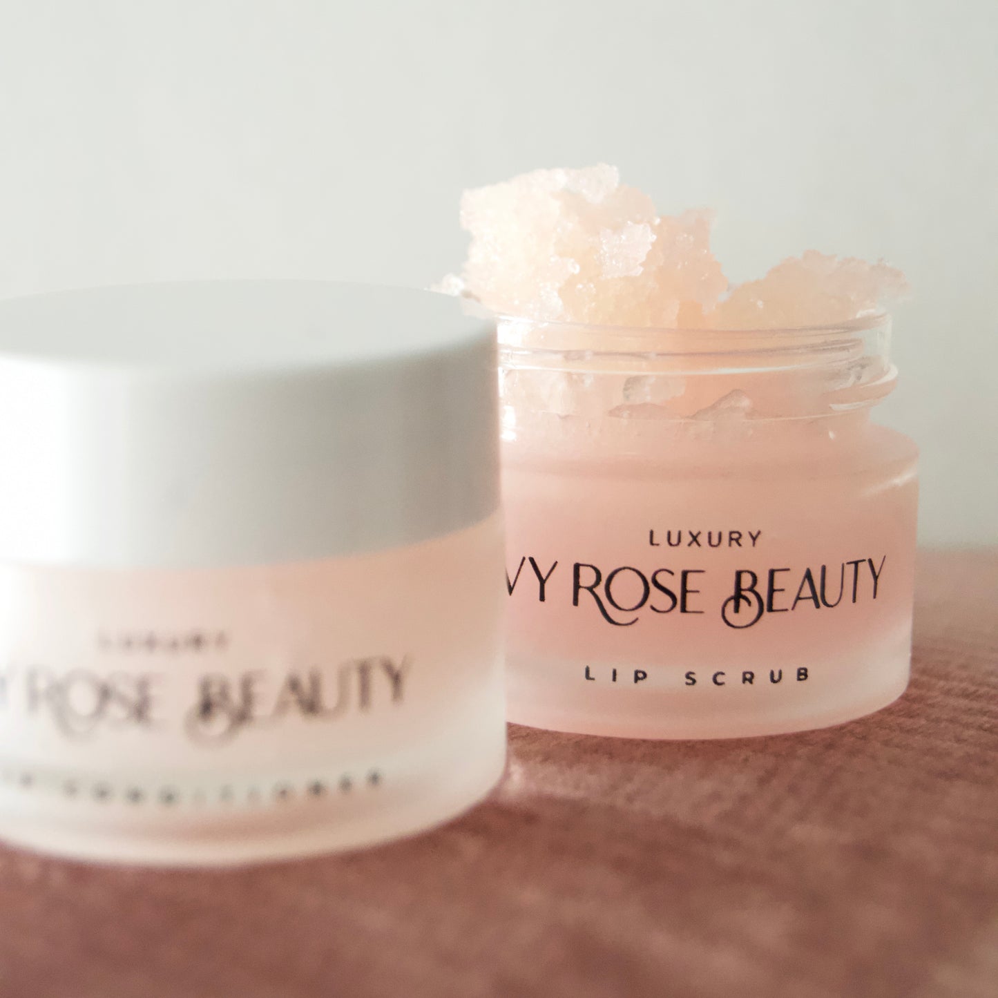 Hydration Lip Scrub + Conditioner Duo with Sweet Strawberry